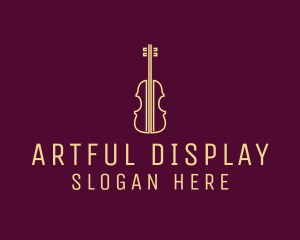 Classical Violin Music logo design