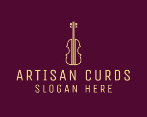 Classical Violin Music logo design