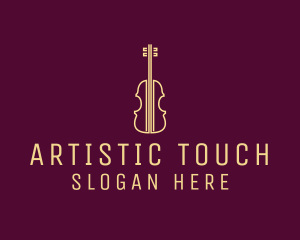 Classical Violin Music logo design