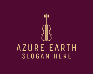 Classical Violin Music logo design