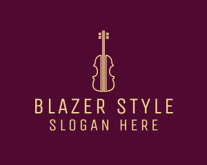 Classical Violin Music logo design