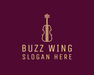 Classical Violin Music logo design