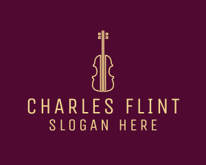 Classical Violin Music logo design