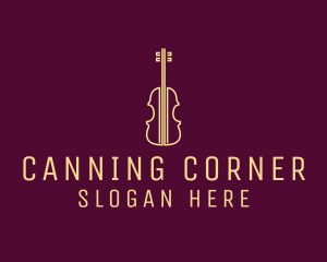 Classical Violin Music logo design