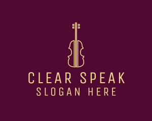 Classical Violin Music logo design