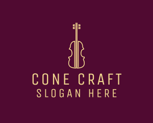 Classical Violin Music logo design