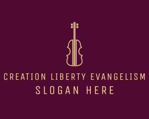 Classical Violin Music logo design