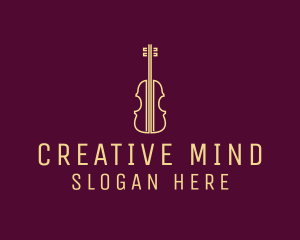 Classical Violin Music logo design