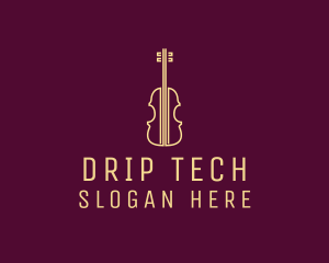 Classical Violin Music logo design