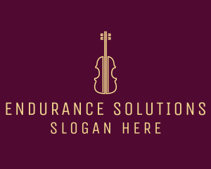 Classical Violin Music logo design