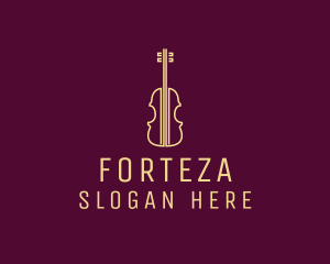 Classical Violin Music logo design