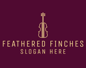 Classical Violin Music logo design