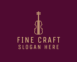 Classical Violin Music logo design