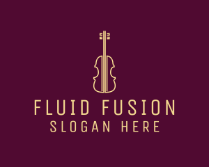 Classical Violin Music logo design