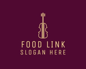 Classical Violin Music logo design