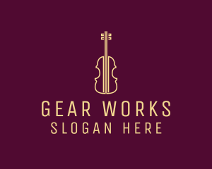 Classical Violin Music logo design