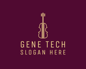 Classical Violin Music logo design