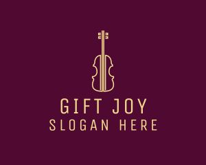 Classical Violin Music logo design