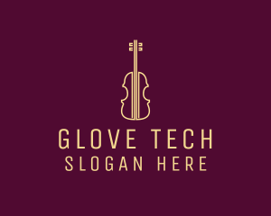 Classical Violin Music logo design