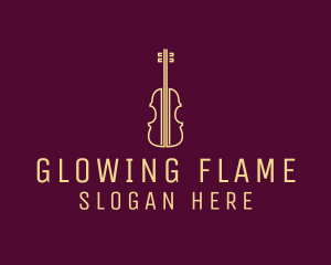 Classical Violin Music logo design