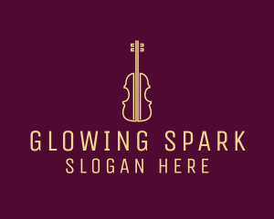 Classical Violin Music logo design