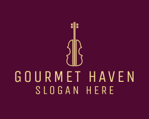 Classical Violin Music logo design