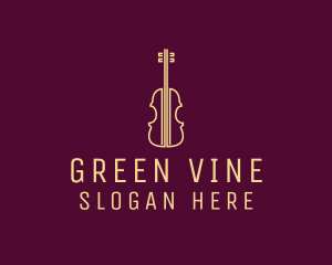 Classical Violin Music logo design