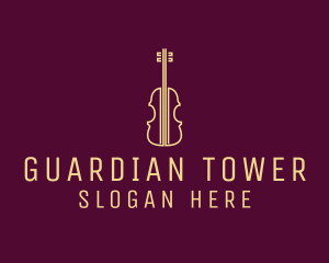 Classical Violin Music logo design