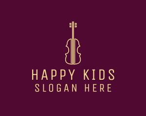 Classical Violin Music logo design