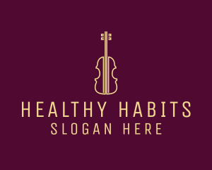 Classical Violin Music logo design