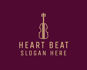 Classical Violin Music logo design