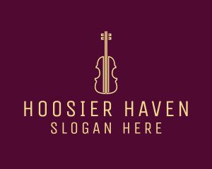 Classical Violin Music logo design