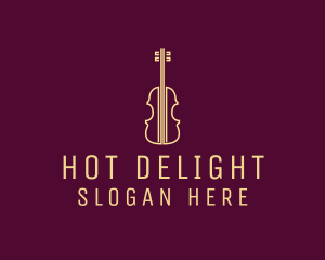 Classical Violin Music logo design