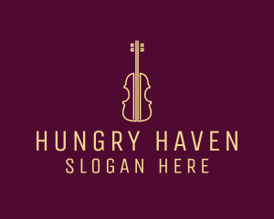 Classical Violin Music logo design