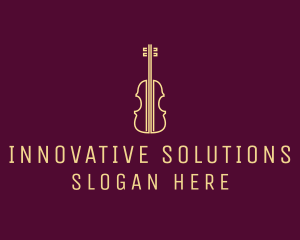 Classical Violin Music logo design