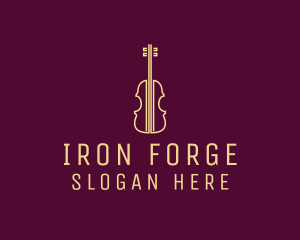 Classical Violin Music logo design