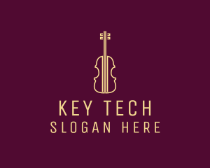 Classical Violin Music logo design