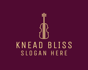 Classical Violin Music logo design