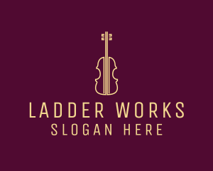 Classical Violin Music logo design