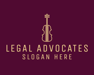 Classical Violin Music logo design