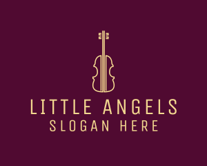 Classical Violin Music logo design