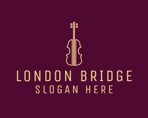 Classical Violin Music logo design