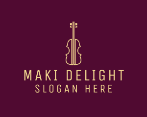 Classical Violin Music logo design