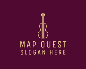 Classical Violin Music logo design