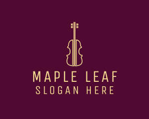 Classical Violin Music logo design