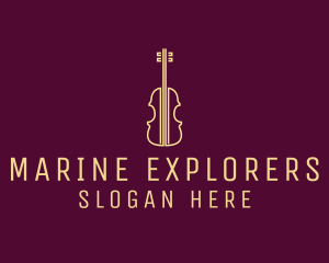 Classical Violin Music logo design