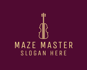 Classical Violin Music logo design