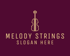 Classical Violin Music logo design