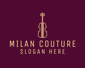 Classical Violin Music logo design