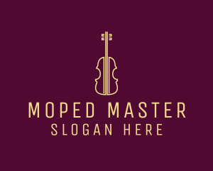 Classical Violin Music logo design